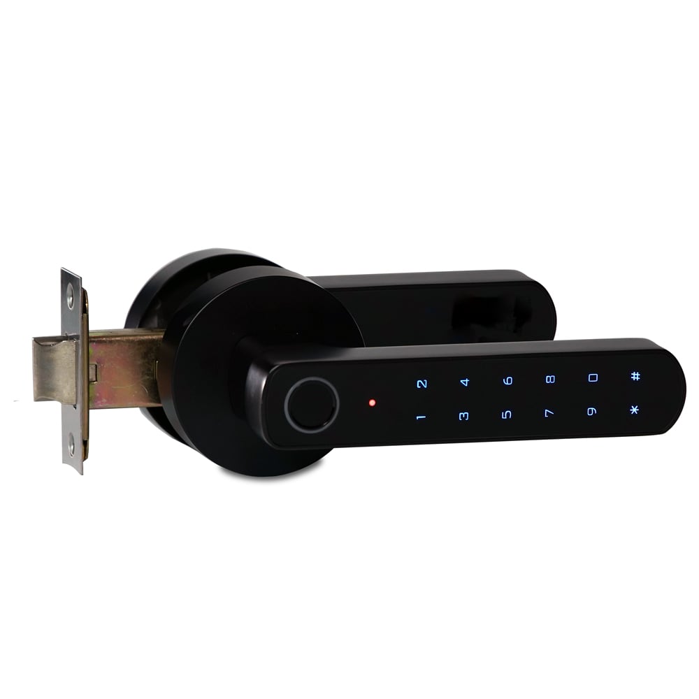 Замок биометрический автономный Trinix TRL-5205BTF Tuya Black