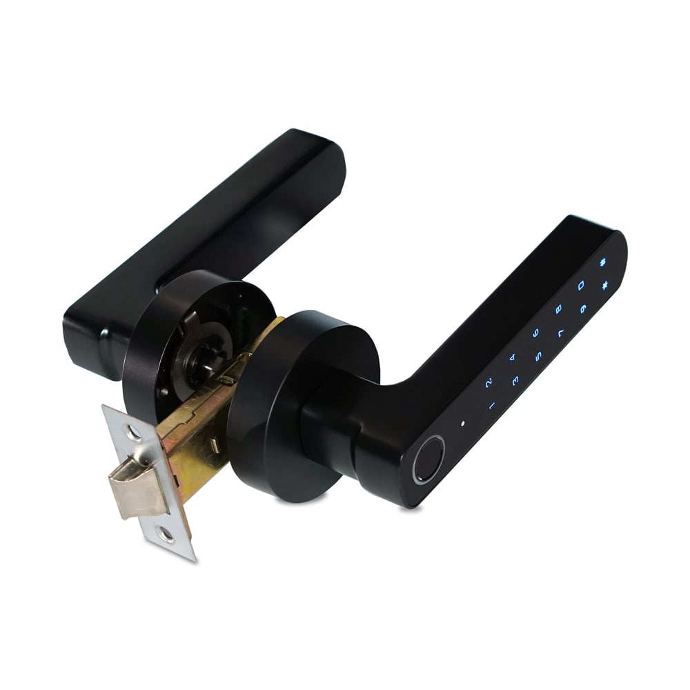Замок биометрический автономный Trinix TRL-5205BTF Tuya Black