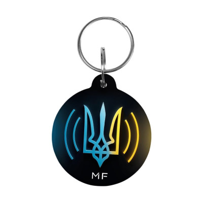 Ключ-брелок Trinix Mifare Proximity-key epoxy круглий, d=35 мм герб