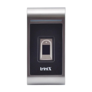 Біометричний антивандальний термінал Trinix TRR-1102MFI(WF) зі зчитувачем відбитків пальців і карт Mifare