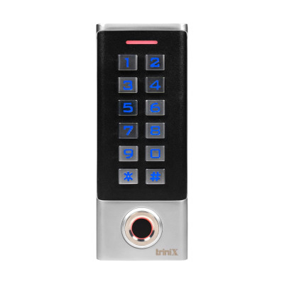 Клавиатура Mifare Trinix TRK-1102MFW с контроллером и считывателем отпечатков пальцев и карт