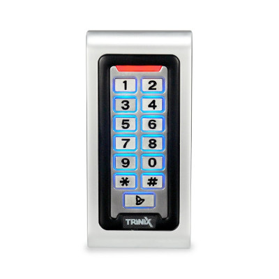 Клавиатура Mifare Trinix TRK-800WM с контроллером и считывателем антивандальная водонепроницаемая