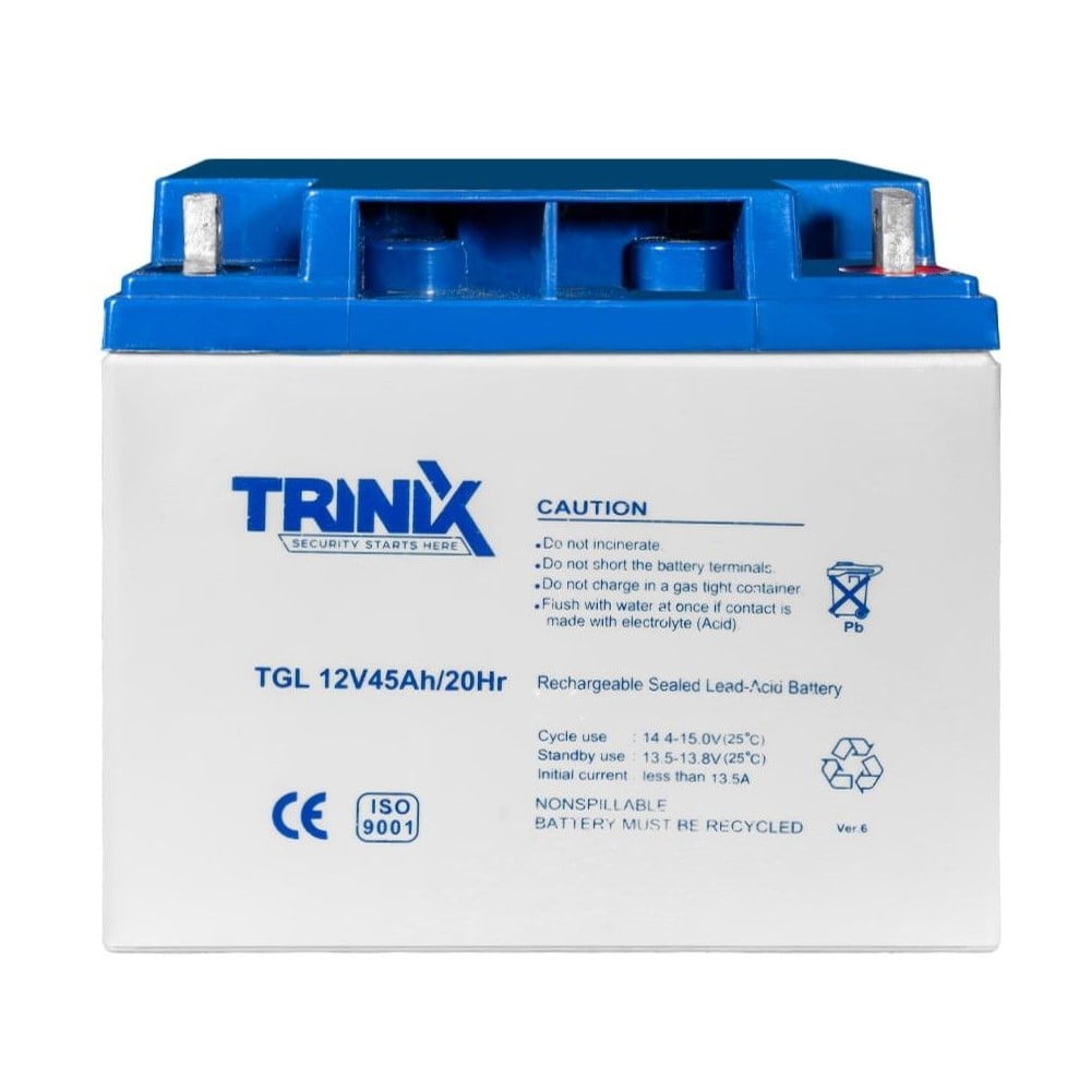 Акумуляторна батарея 12В 45Аг Trinix TGL12V45Ah/20Hr GEL гелева