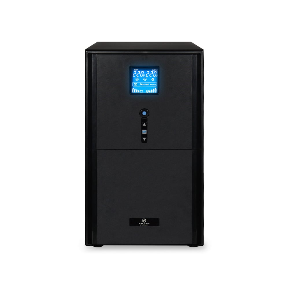 Джерело безперебійного живлення Kraft KRF-PSW3000VA/2400W(LCD)48V UPS з підключенням зовнішнього акумулятора
