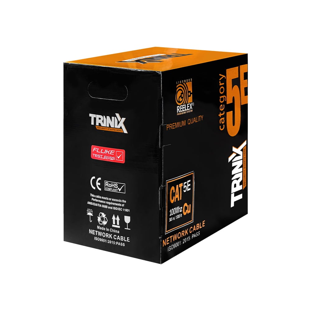Кабель витая пара Trinix UTP CAT6 CU 0.56mm LSZH 305м внутренний