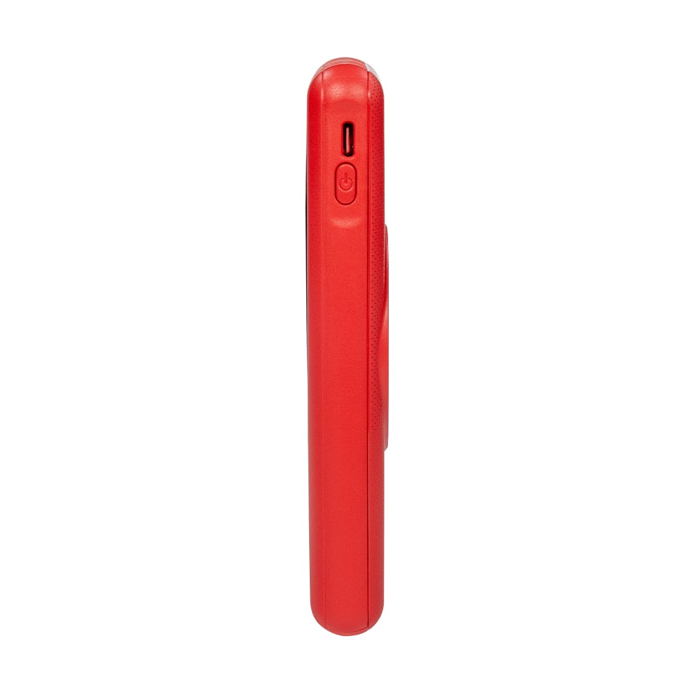 Повербанк Kraft KPB-1110 W 10000 mAh красный с беспроводной зарядкой