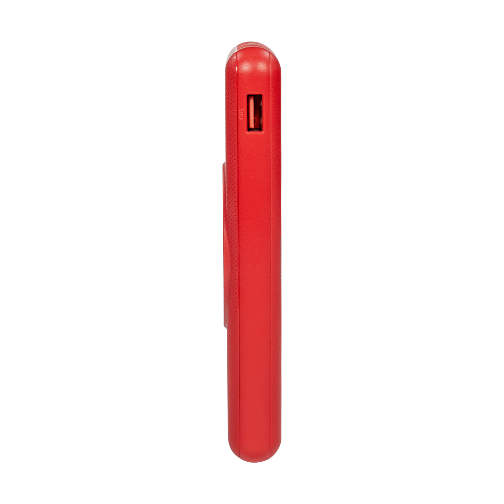 Повербанк Kraft KPB-1110 W 10000 mAh красный с беспроводной зарядкой