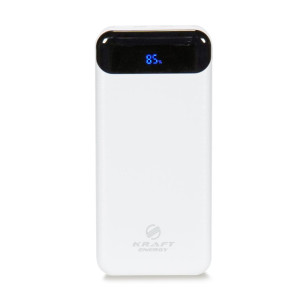 Повербанк Kraft KPB-2010FC 22.5 W 10000 mAh білий з швидкою зарядкою