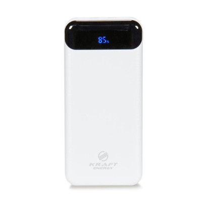 Повербанк Kraft KPB-2010FC 22.5 W 10000 mAh белый с быстрой зарядкой