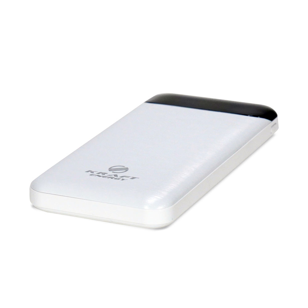 Повербанк Kraft KPB-2010FC 22.5 W 10000 mAh белый с быстрой зарядкой