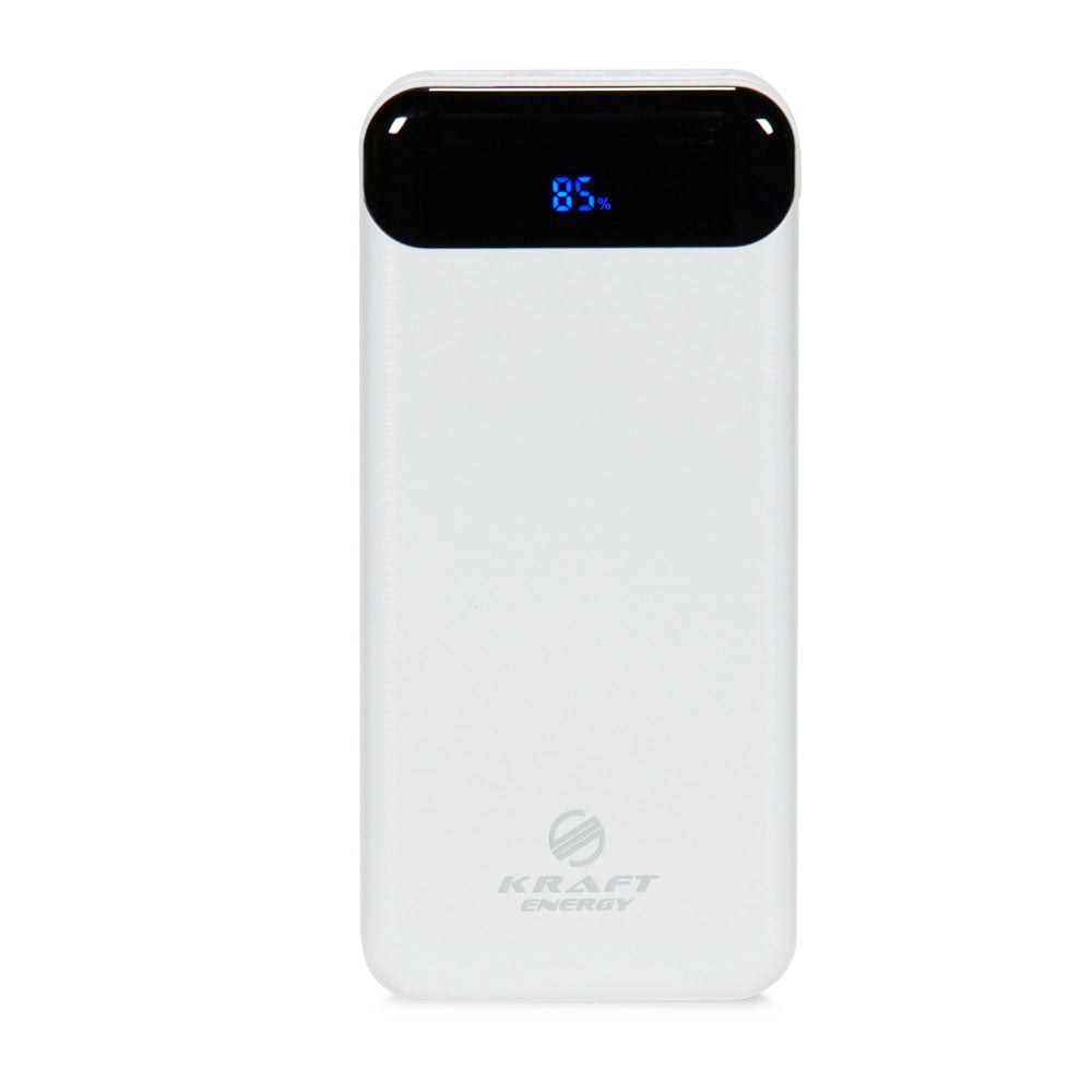 Повербанк Kraft KPB-2020FC 22.5 W 20000 mAh білий з швидкою зарядкою