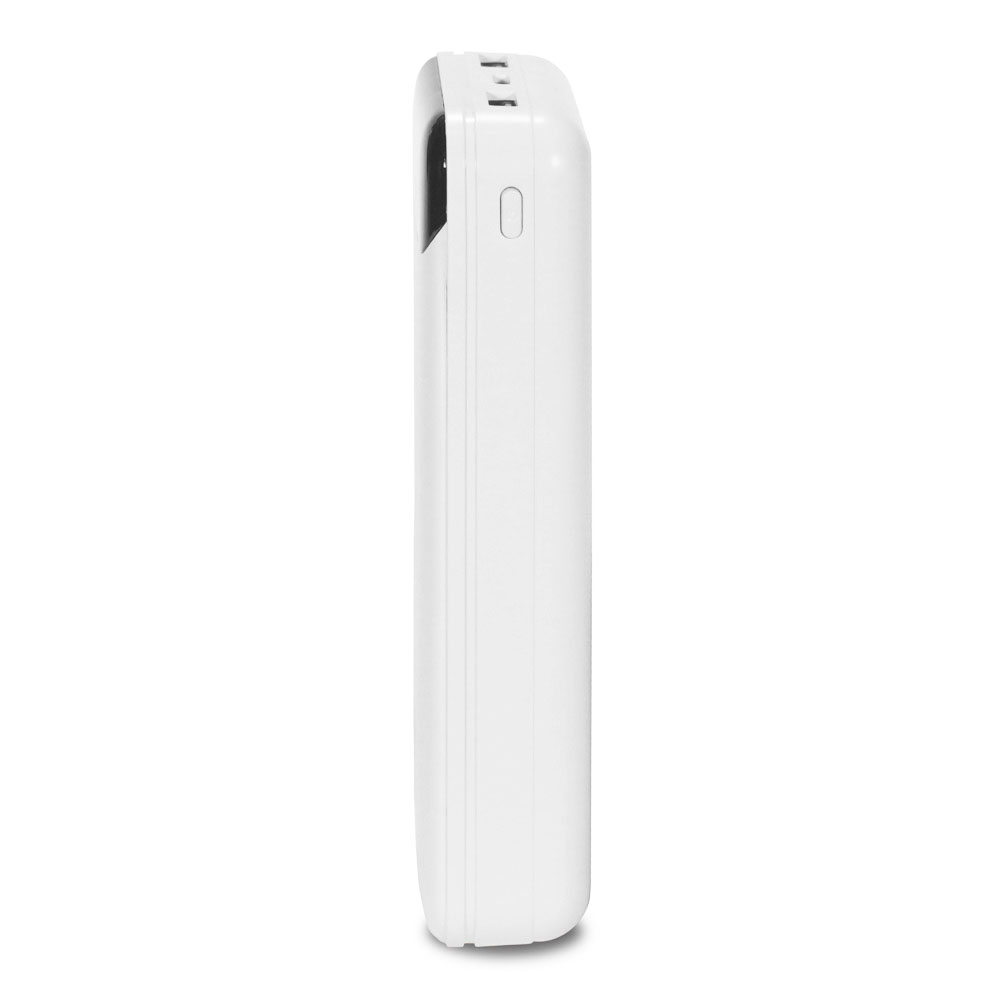Повербанк Kraft KPB-2020FC 22.5 W 20000 mAh білий з швидкою зарядкою
