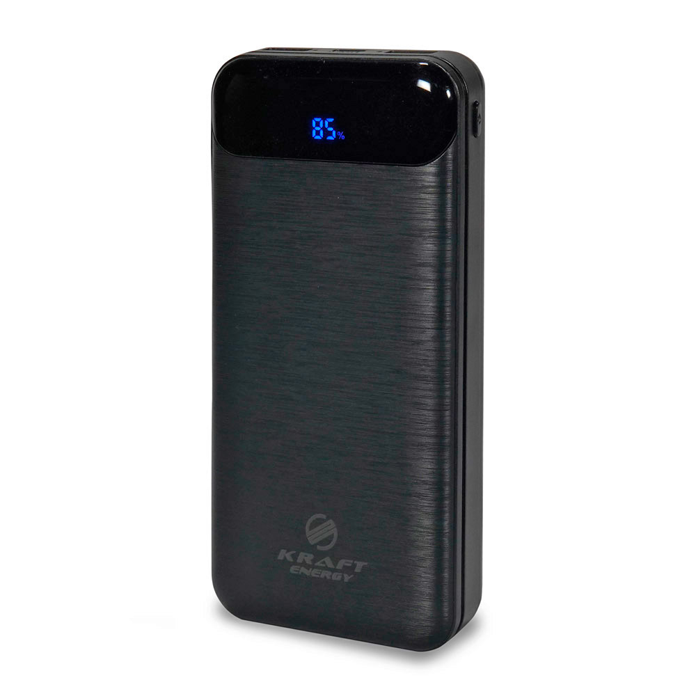Повербанк Kraft KPB-2010FC 22.5 W 10000 mAh чорний з швидкою зарядкою
