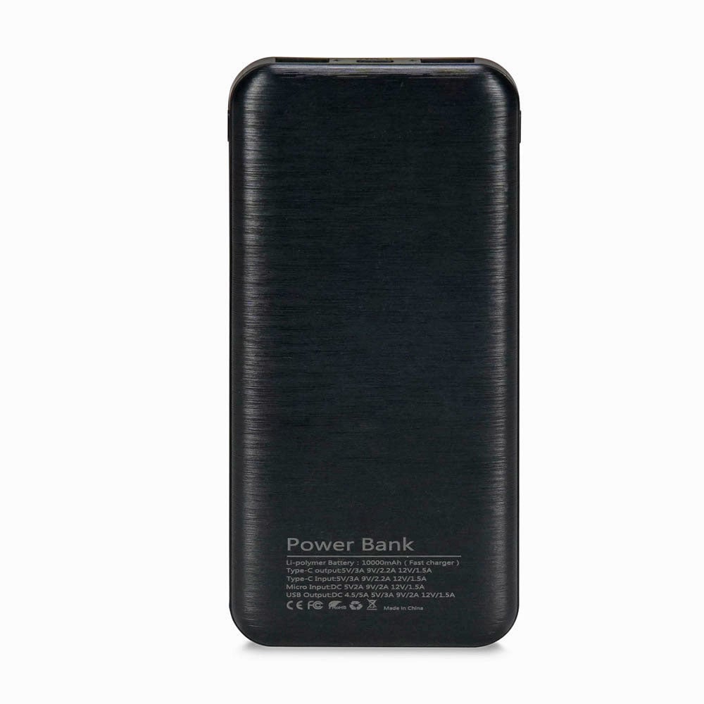 Повербанк Kraft KPB-2010FC 22.5 W 10000 mAh чорний з швидкою зарядкою