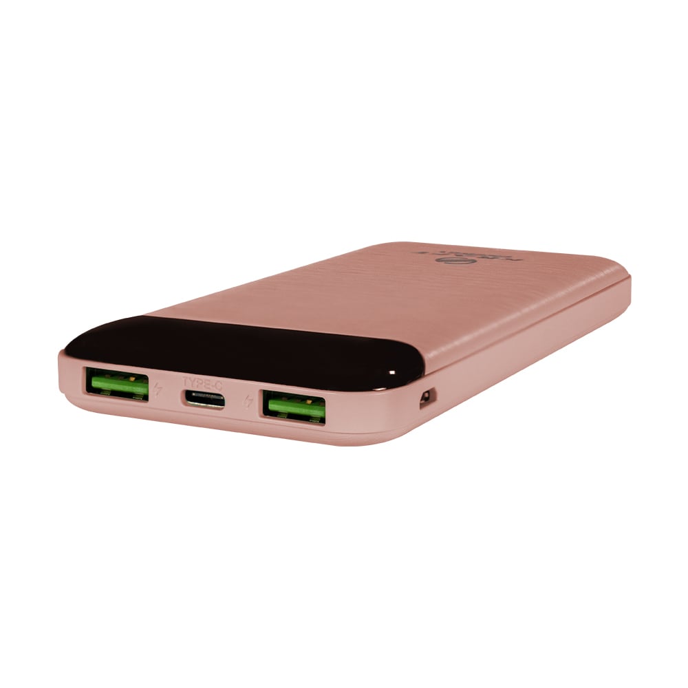 Повербанк Kraft KPB-2010FC 22.5 W 10000 mAh розовый с быстрой зарядкой