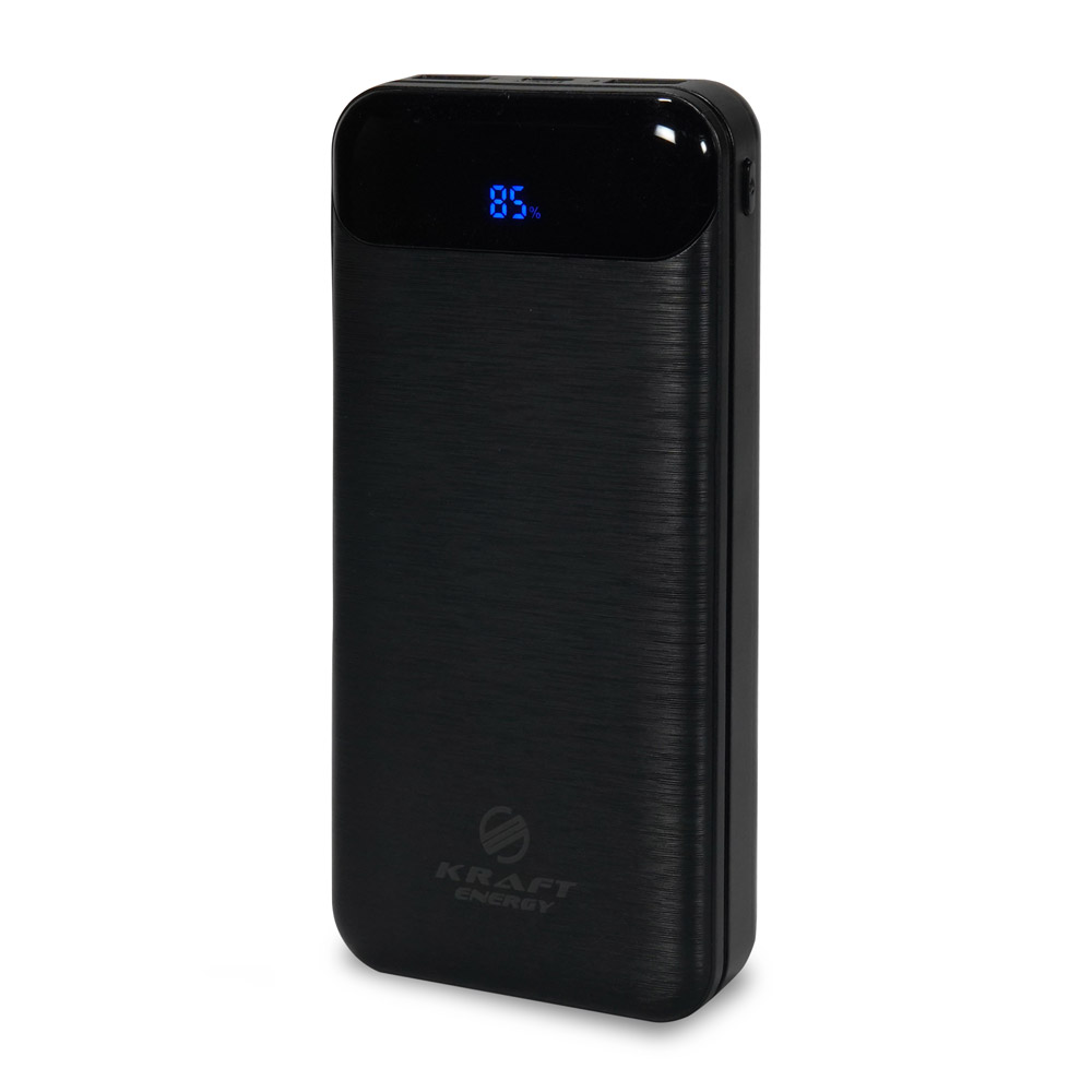 Повербанк Kraft KPB-2020FC 22.5 W 20000 mAh черный с быстрой зарядкой