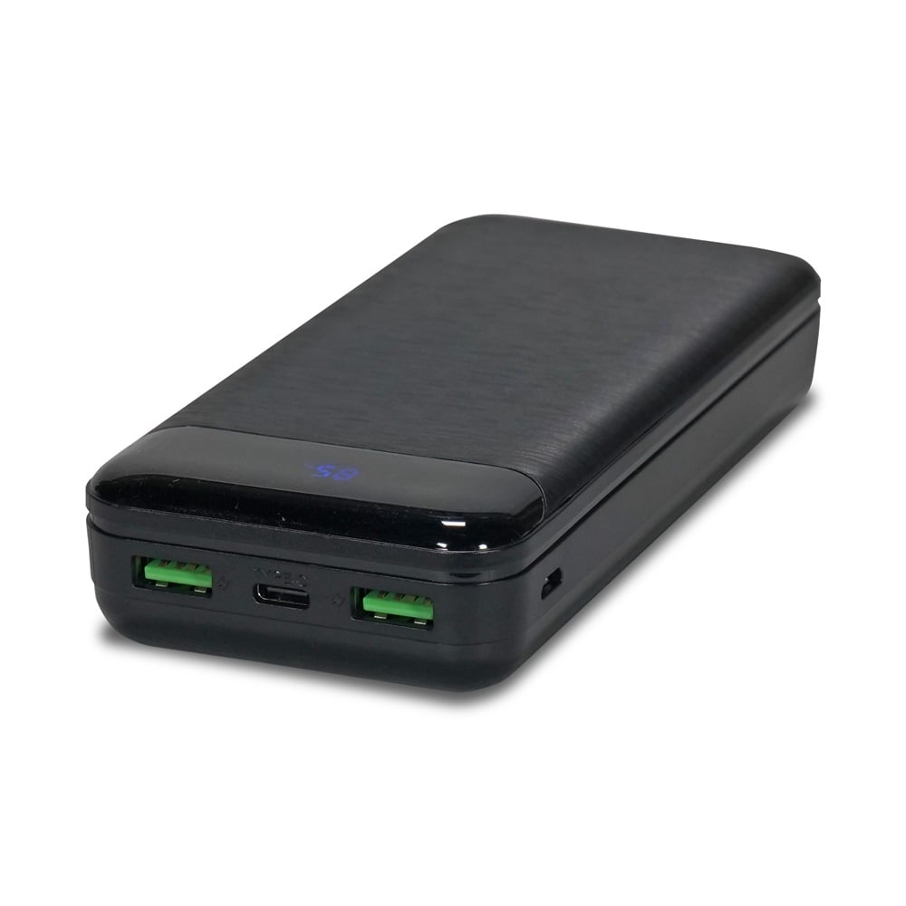 Повербанк Kraft KPB-2020FC 22.5 W 20000 mAh черный с быстрой зарядкой