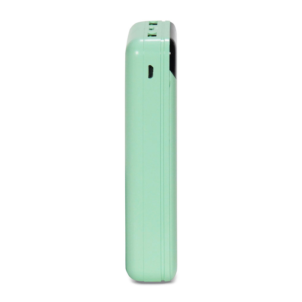 Повербанк Kraft KPB-2020FC 22.5 W 20000 mAh зеленый с быстрой зарядкой