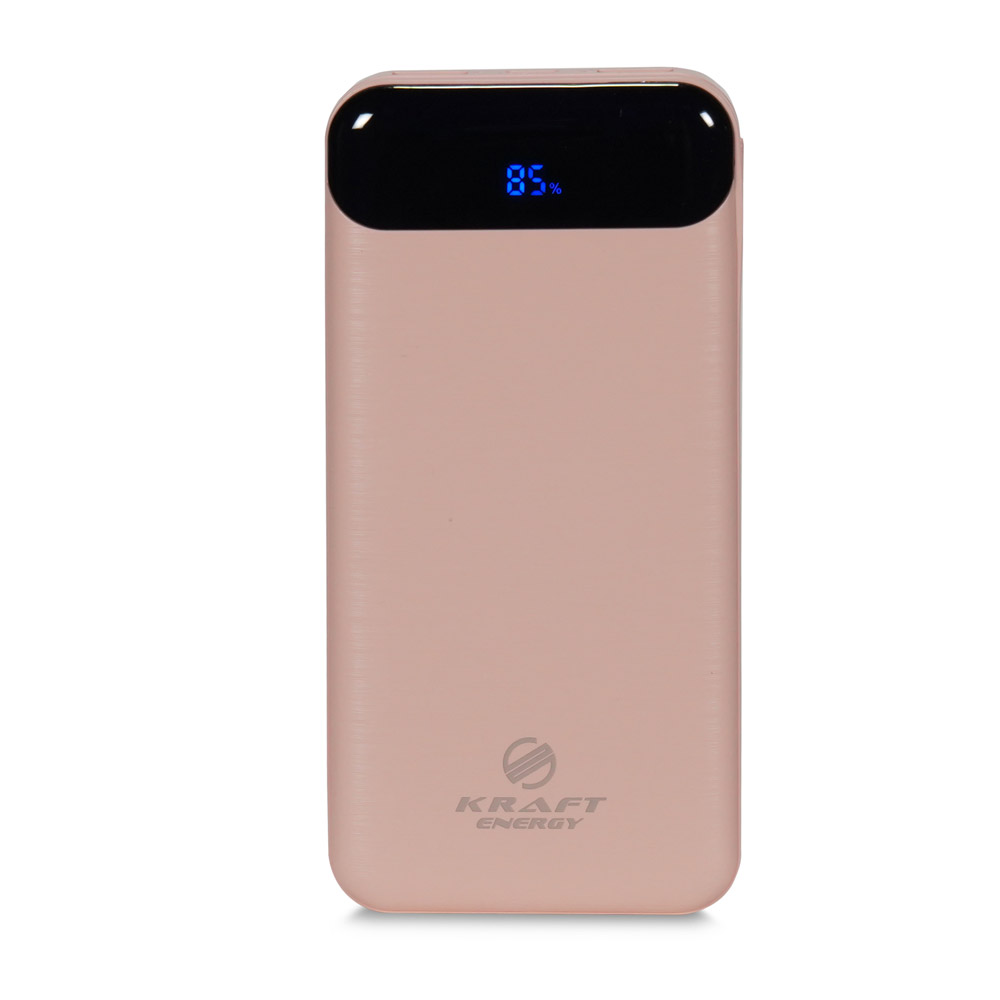Повербанк Kraft KPB-2020FC 22.5 W 20000 mAh розовый с быстрой зарядкой