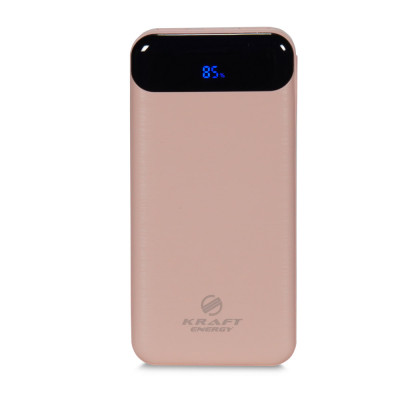 Повербанк Kraft KPB-2020FC 22.5 W 20000 mAh розовый с быстрой зарядкой