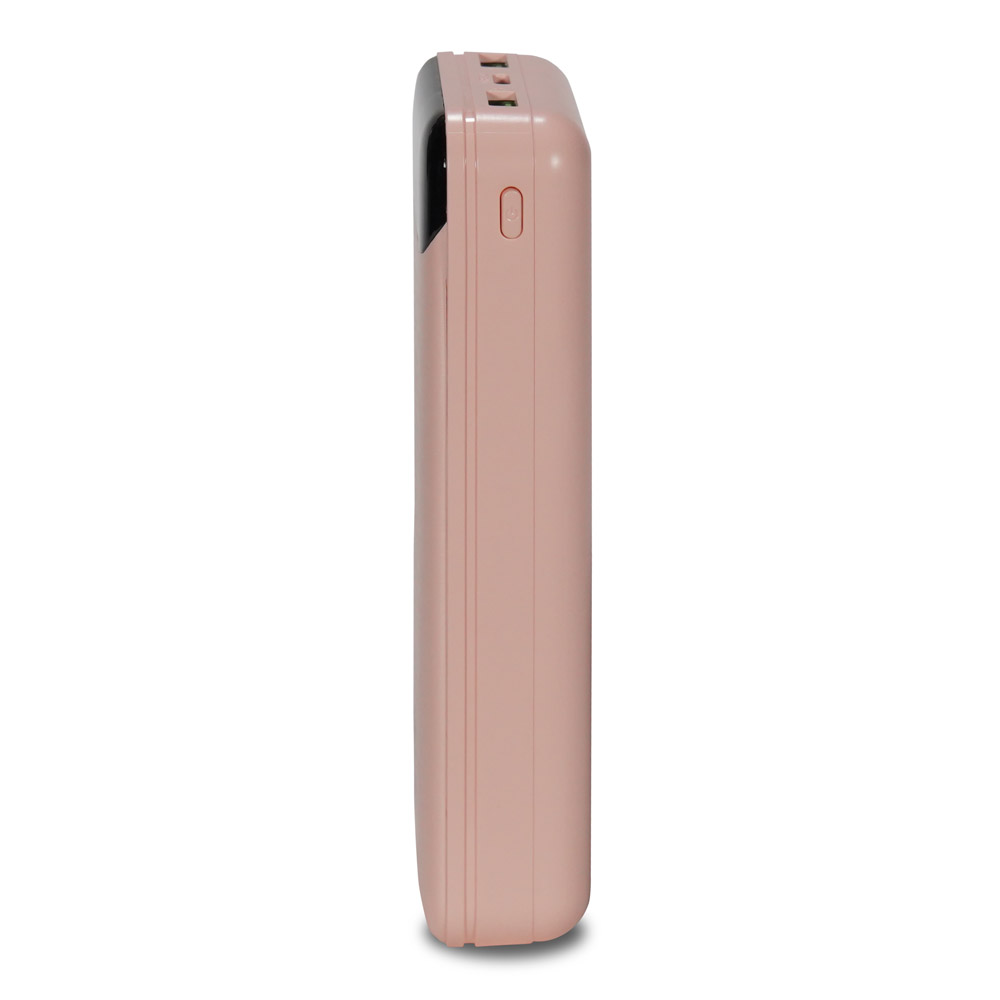Повербанк Kraft KPB-2020FC 22.5 W 20000 mAh розовый с быстрой зарядкой