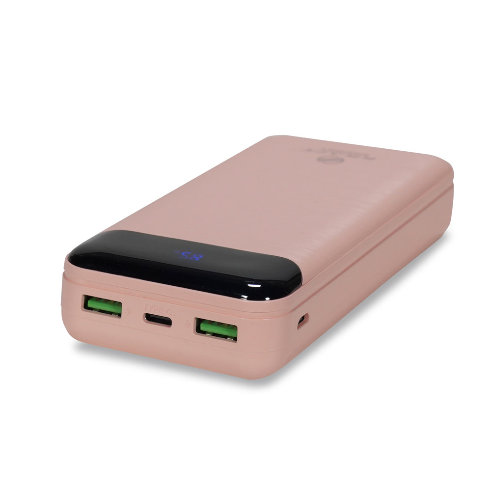 Повербанк Kraft KPB-2020FC 22.5 W 20000 mAh розовый с быстрой зарядкой