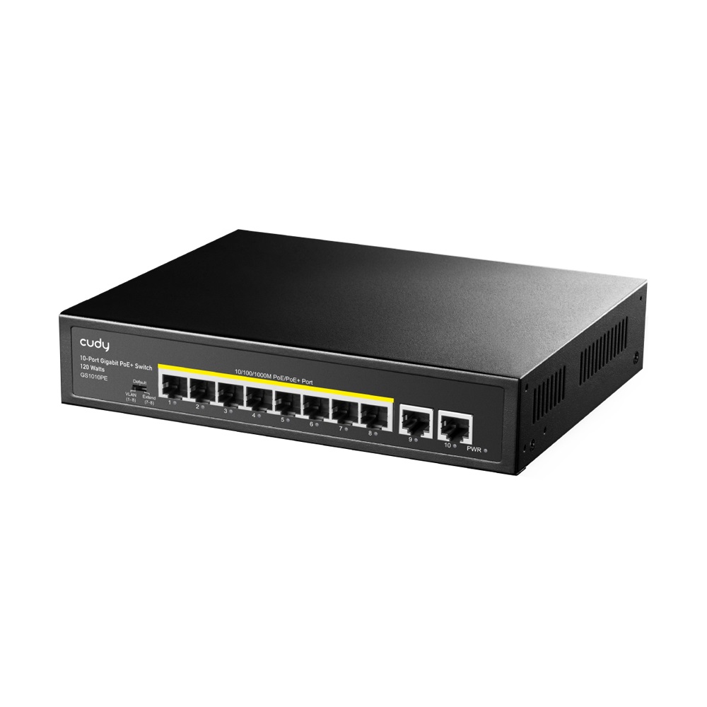PoE-коммутатор 10-портовый неуправляемый Cudy GS1010PE 120W