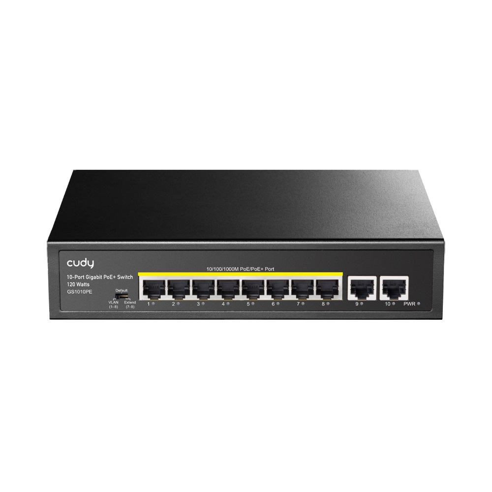 PoE-коммутатор 10-портовый неуправляемый Cudy GS1010PE 120W