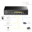 PoE-коммутатор 6-портовый неуправляемый Cudy GS1005PTS1 120W