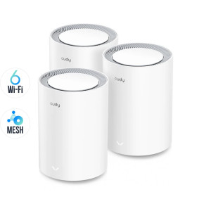 Маршрутизатор WiFi Mesh-система WiFi 6 Cudy M1800 (3-Pack) 3 штуки двухдиапазонные гигабитные