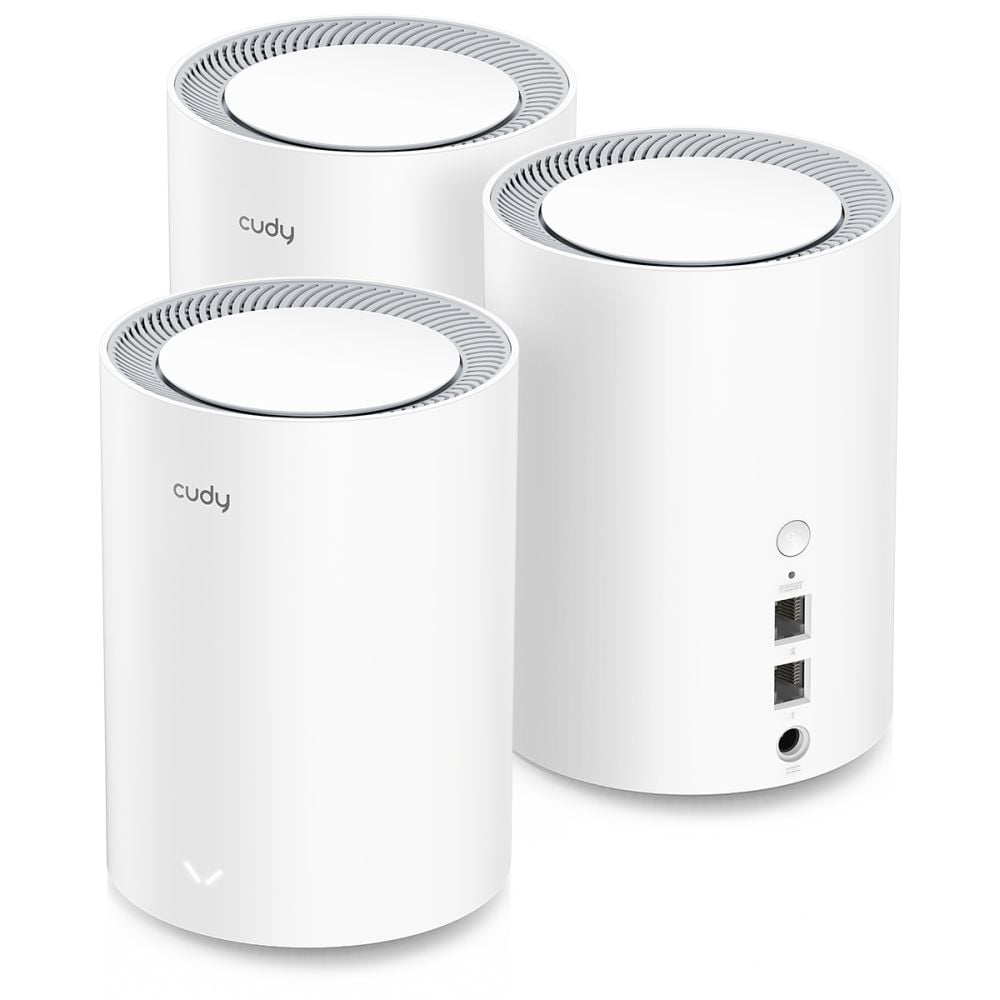Маршрутизатор WiFi Mesh-система WiFi 6 Cudy M1800 (3-Pack) 3 штуки дводіапазонні гігабітні