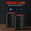 Маршрутизатор WiFi Mesh-система WiFi 6 2.5G Cudy M3000 Black (1-Pack) двухдиапазонный
