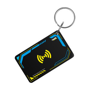 Ключ-брелок Trinix Proximity-key EM-Marine+Mifare epoxy прямоугольный 30*50 мм желто-голубой