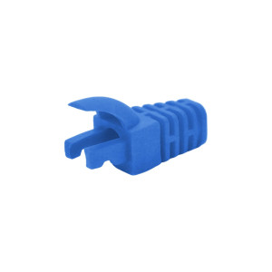 Чохол ізолюючий для роз'єму Light Vision RJ-45 Cat.5/Cat.6 ПВХ синій 100 шт.