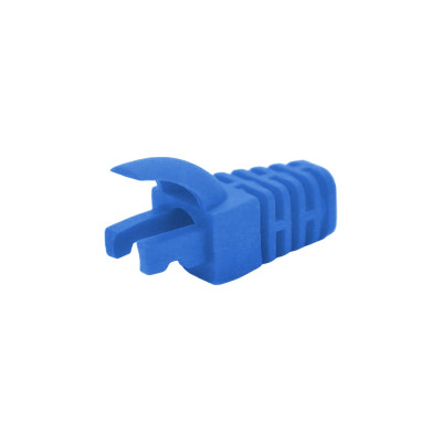 Чохол ізолюючий для роз'єму Light Vision RJ-45 Cat.5/Cat.6 ПВХ синій 100 шт.