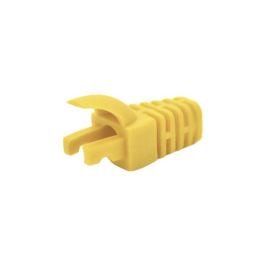 Чохол ізолюючий для роз'єму Light Vision RJ-45 Cat.5/Cat.6 ПВХ жовтий 100 шт.