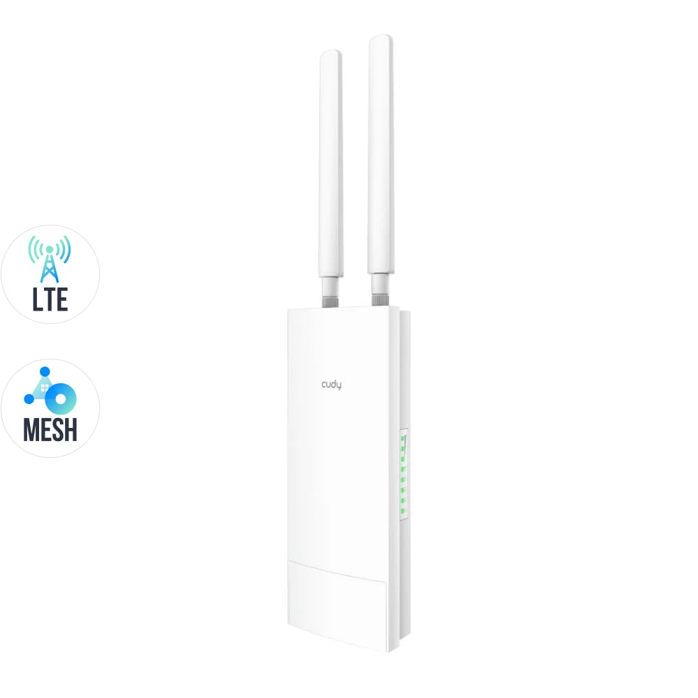 WiFi 5 Mesh 4G LTE точка доступу зовнішній Cudy LT500 OUTDOOR CAT4 дводіапазонний