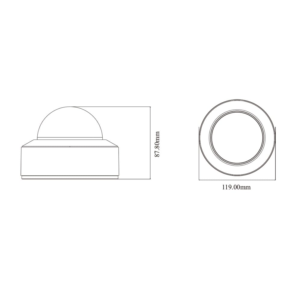 5 Мп IP-відеокамера TVT TD-9551E3B-A (D/PE/AR2)