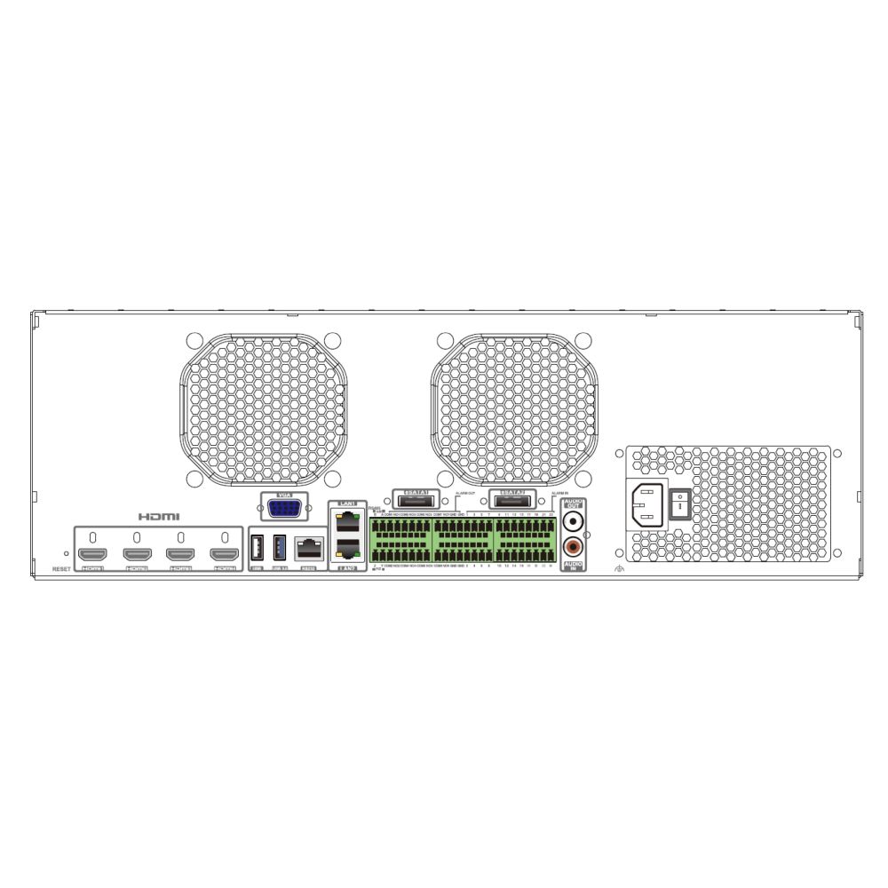 64-канальний NVR-відеореєстратор TVT TD-3364H16-A3H-B
