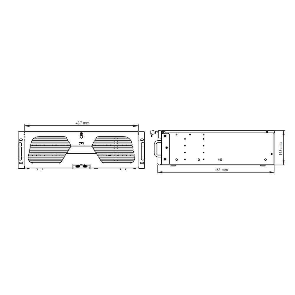 128-канальний NVR-відеореєстратор TVT TD-33128H16-A3H-B