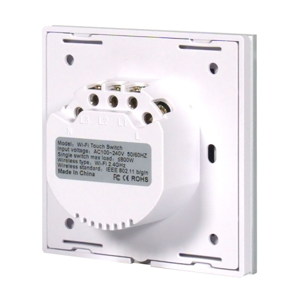Розумний вимикач світла потрійний з WiFi Trinix TRX-LS03(WiFi)