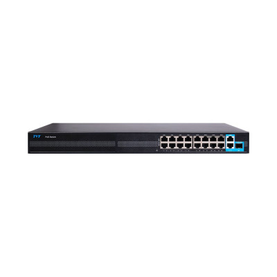 19-портовый PoE коммутатор TVT TD-B2216S1-PGS