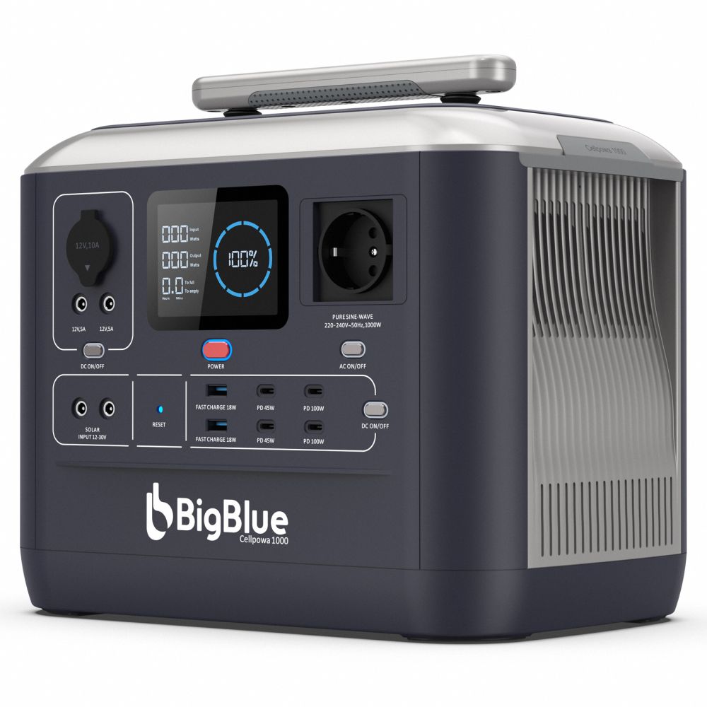 Портативне джерело живлення BigBlue CP1000 1000W 1075.2Wh