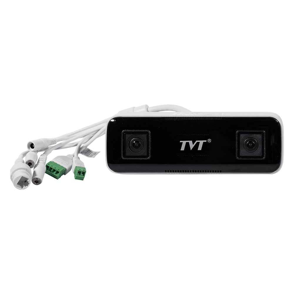 4 Мп WiFi IP камера TVT TD-9742A3-PC (2.1 мм) з подвійним об’єктивом, з 2 мікрофонами, з підрахунком відвідувачів
