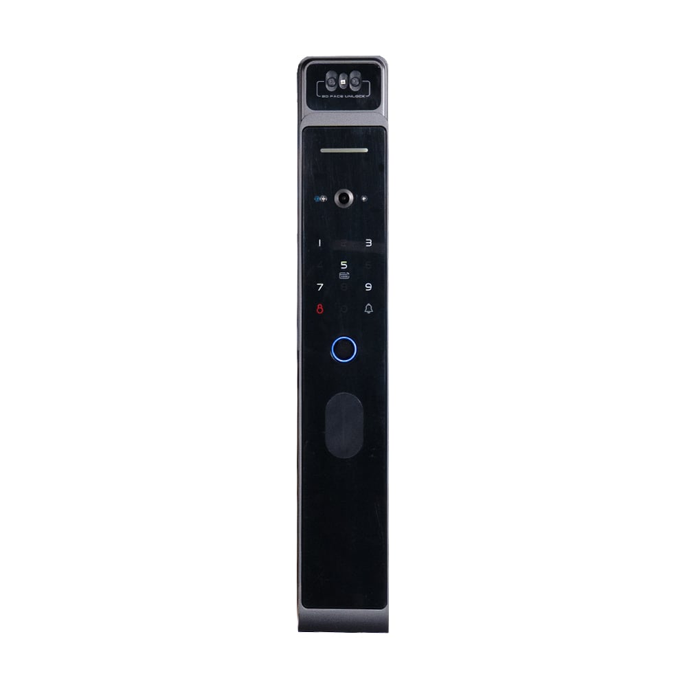 Замок биометрический автономный Trinix TRL-8802BTV Black с WiFi и распознаванием лиц