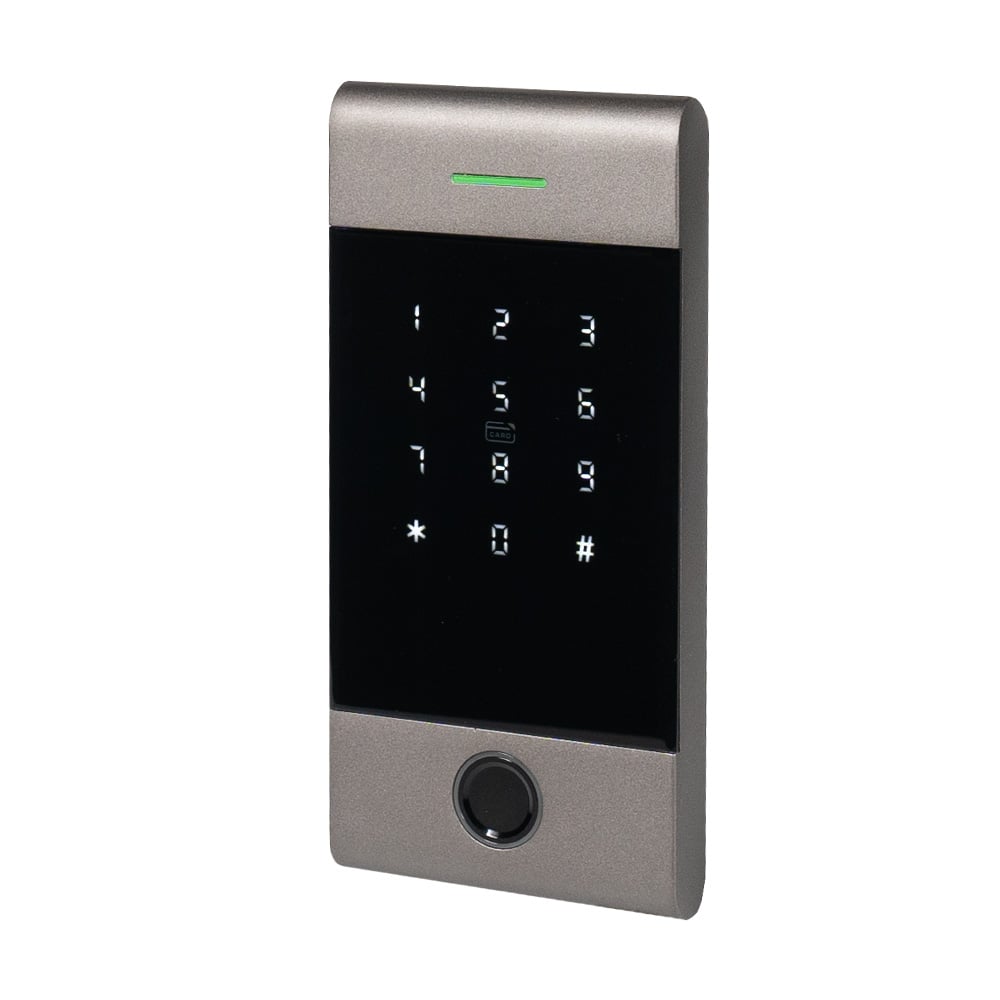 Клавиатура Mifare Trinix TRK-1206BTFW Black с Bluetooth, с контроллером, считывателем отпечатков пальцев и карт