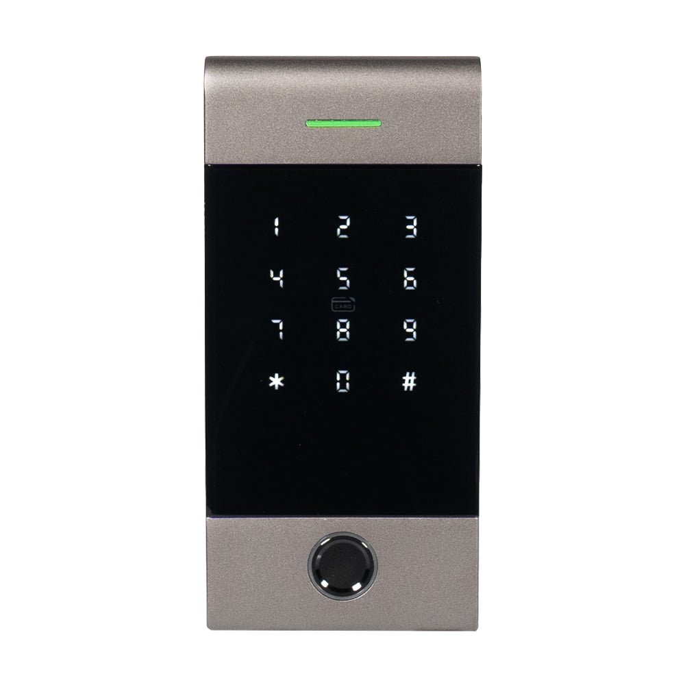 Клавиатура Mifare Trinix TRK-1206BTFW Black с Bluetooth, с контроллером, считывателем отпечатков пальцев и карт