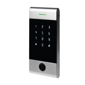Клавіатура Mifare Trinix TRK-1206BTFW Silver з Bluetooth, з контролером, зчитувачем відбитків пальців та карт