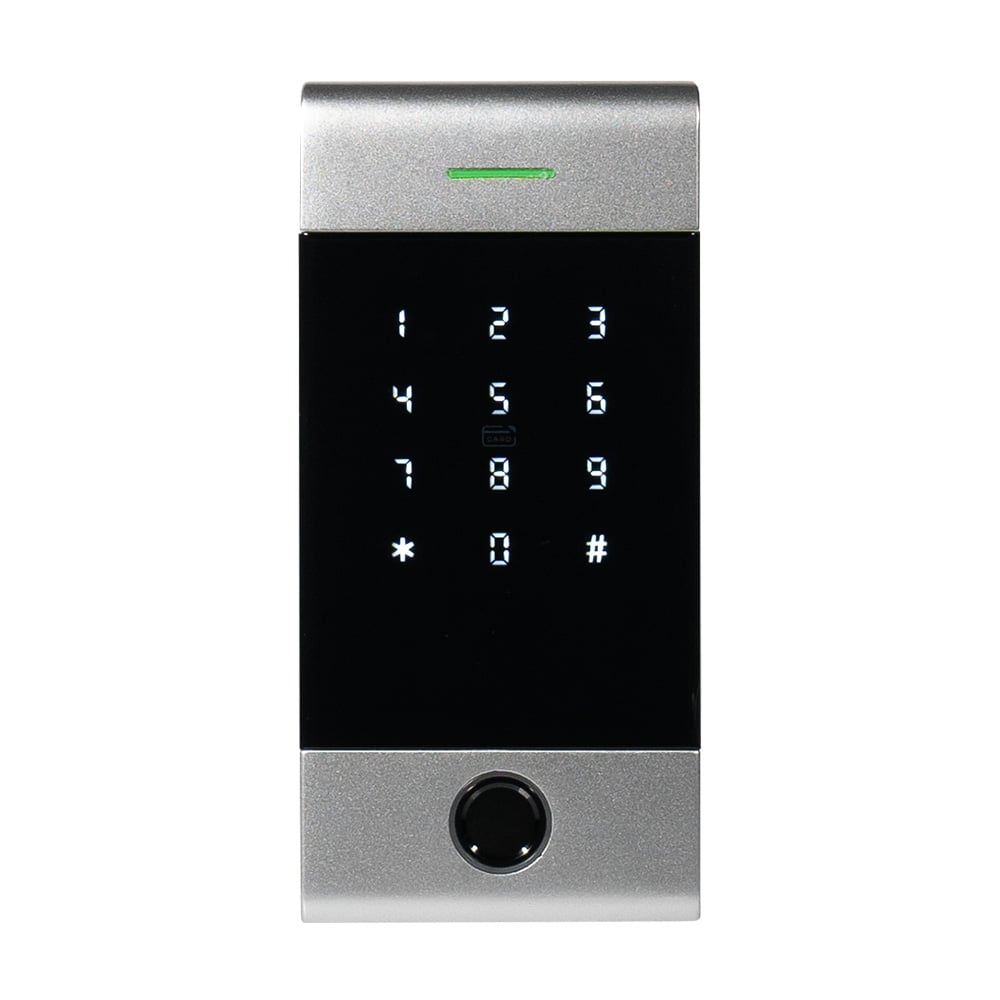 Клавіатура Mifare Trinix TRK-1206BTFW Silver з Bluetooth, з контролером, зчитувачем відбитків пальців та карт