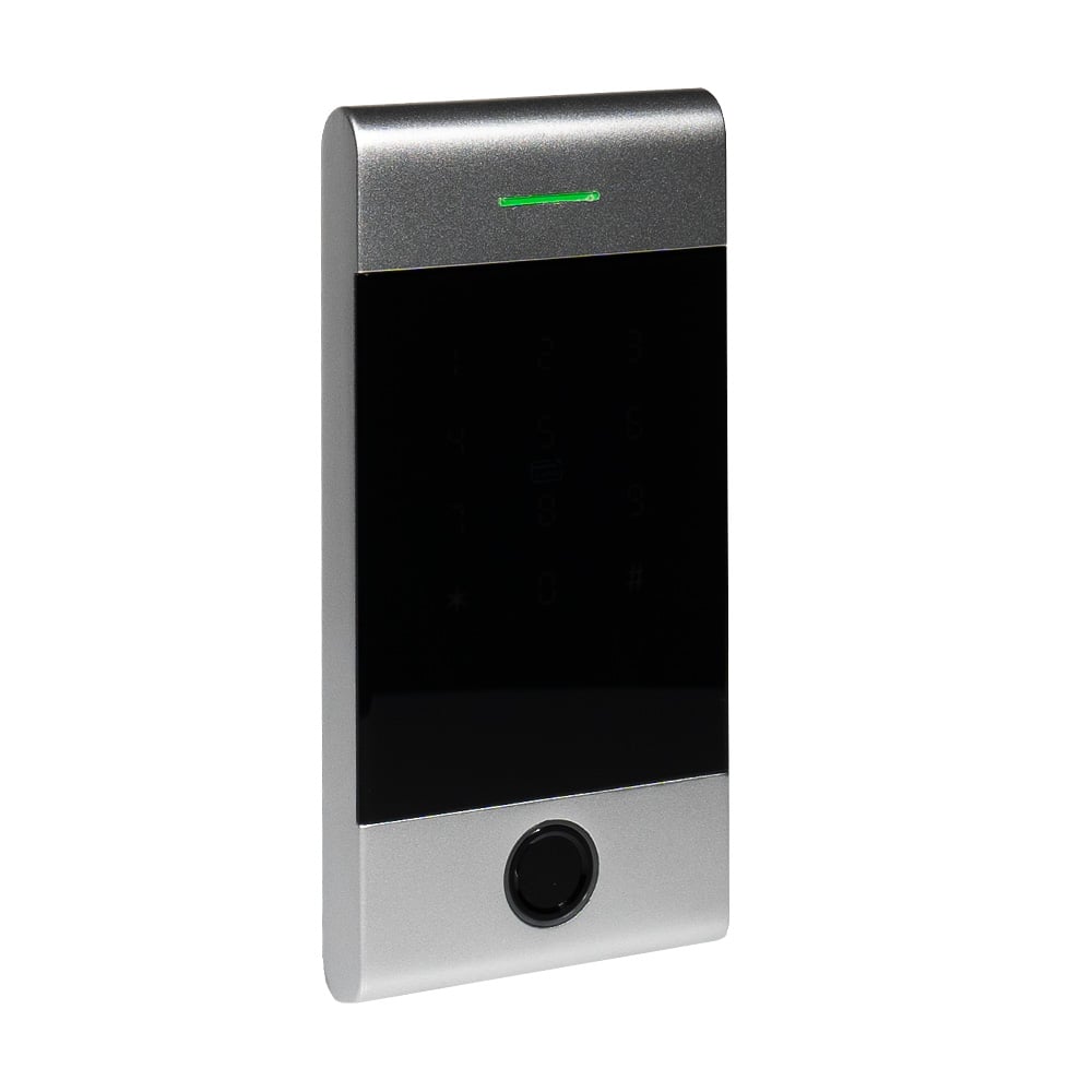 Клавіатура Mifare Trinix TRK-1206BTFW Silver з Bluetooth, з контролером, зчитувачем відбитків пальців та карт